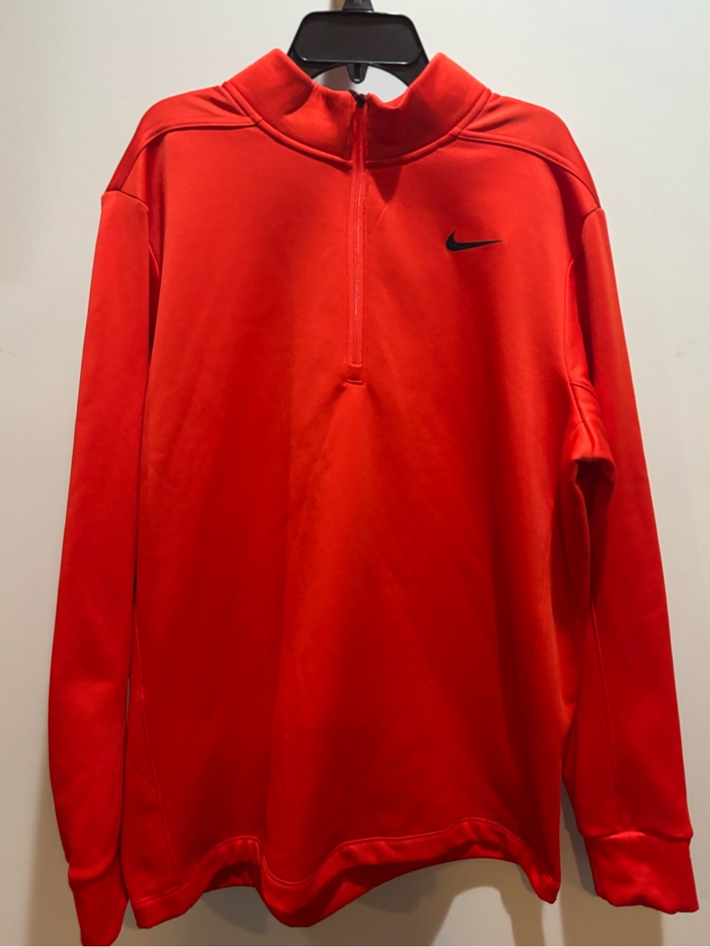 Nike Men’s Bright Red Half-Zip Performance Pullover